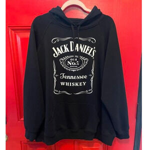 Torrid Plus Size 1 Cozy Fleece Pullover Jack Daniels Hooded‎ Hoodie Sweatshirt